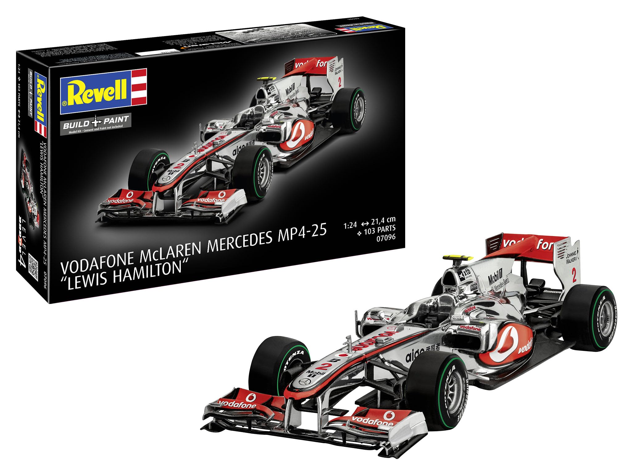 Revell Германия масштаб McLaren Mercedes Hamilton R07096 пластиковая модель 1/24 MP4-25 L.
Revell Германия масштаб McLaren Mercedes Hamilton R07096 пластиковая модель 1/24 MP4-25 L.