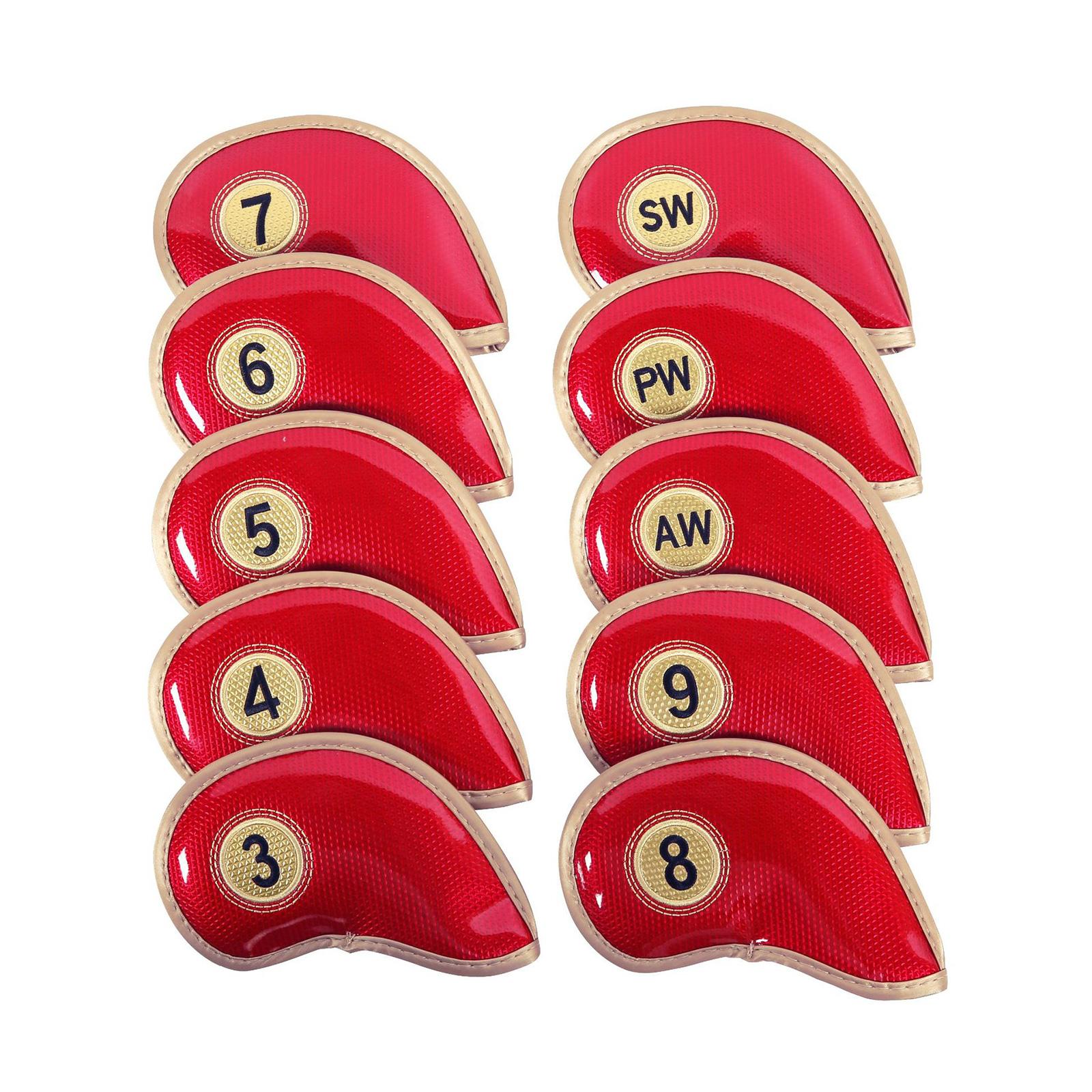 10pcs Golf Iron Head Covers Set Practical PU Leather Durable Headcover Golf Sports Accessories Putter Protector 1 красный
10pcs Golf Iron Head Covers Set Practical PU Leather Durable Headcover Golf Sports Accessories Putter Protector 1 красный