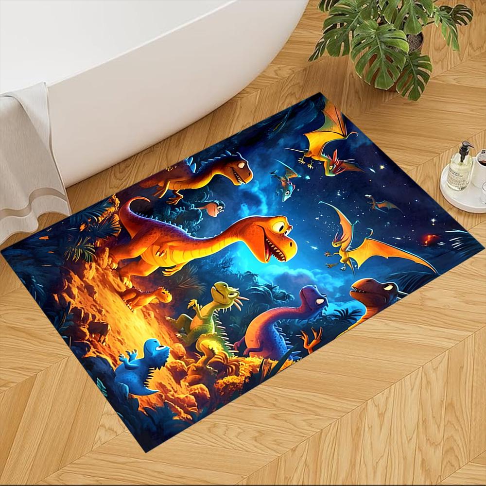 Dinosaur Prehistoric Jungle Encounter Non-Slip Home Carpet Design for Office Decor Living Room Bedroom Gift 40cmx60cm
Dinosaur Prehistoric Jungle Encounter Non-Slip Home Carpet Design for Office Decor Living Room Bedroom Gift 40cmx60cm