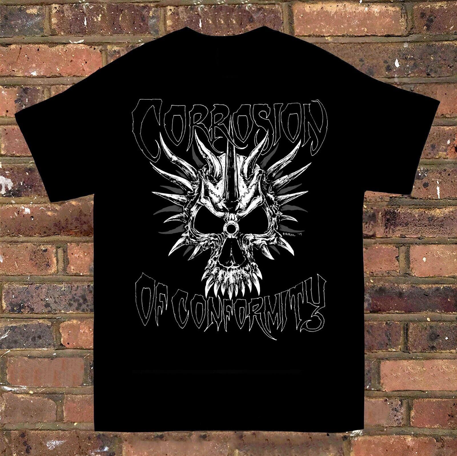 Corrosion of Conformity Logo T-Shirt Short Sleeve Black Cotton - Free Shipping XL
Corrosion of Conformity Logo T-Shirt Short Sleeve Black Cotton - Free Shipping XL