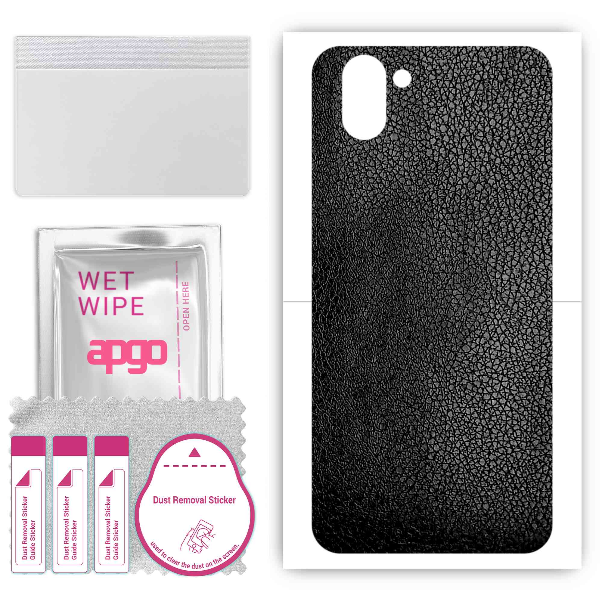 Apgo Protective Skin Sticker для задньої панелі, сумісної з Sharp Aquos R3, Wrap Film, Foil, Vinyl - Pattern Black Leather
Apgo Protective Skin Sticker для задньої панелі, сумісної з Sharp Aquos R3, Wrap Film, Foil, Vinyl - Pattern Black Leather
