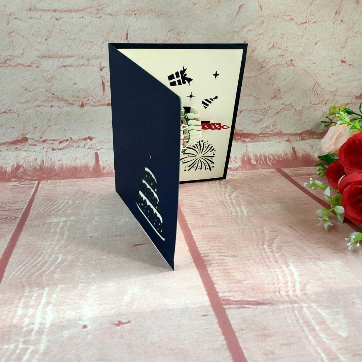 3D Pop-up Candle Cake Birthday Card with Customizable Logo темно-синий
3D Pop-up Candle Cake Birthday Card with Customizable Logo темно-синий