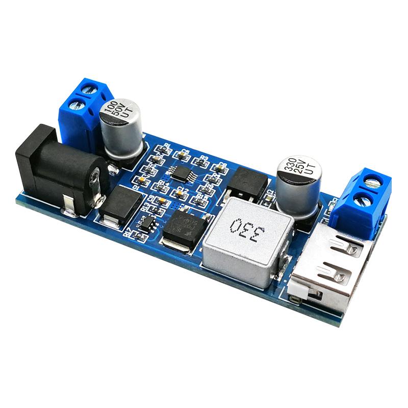 XH-M249 DC 5V 6A Понижуючий модуль 12V 24V до 5V 5A Джерело живлення USB Charging Buck Module XH-M249
XH-M249 DC 5V 6A Понижуючий модуль 12V 24V до 5V 5A Джерело живлення USB Charging Buck Module XH-M249