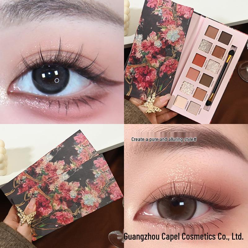Capel Begonia Oil-Style 12-Color Eyeshadow Palette – Pink Brown, Shimmer, Matte, Low-Saturation Earth Tones 20g
Capel Begonia Oil-Style 12-Color Eyeshadow Palette – Pink Brown, Shimmer, Matte, Low-Saturation Earth Tones 20g