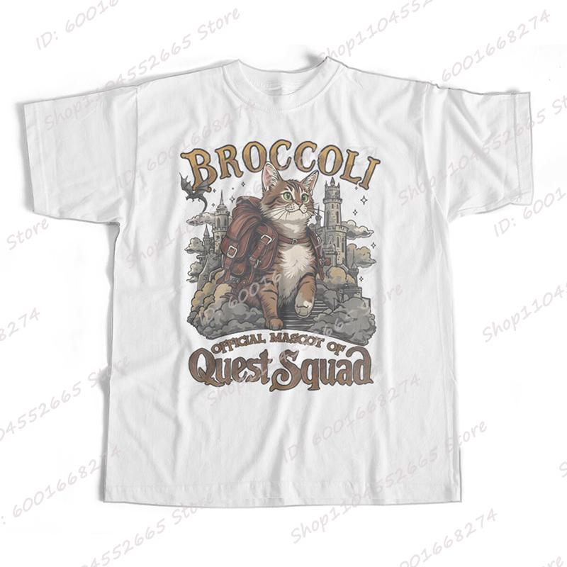 Cat Broccoli Official Masgot Of Quest Squad Print TShirts WomenUnisex Short Sleeve O Neck T Shirt Casual Summer Oversized T Shirt S
Cat Broccoli Official Masgot Of Quest Squad Print TShirts WomenUnisex Short Sleeve O Neck T Shirt Casual Summer Oversized T Shirt S