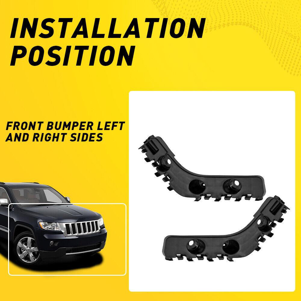 New Front Bumper Support Brackets Left & Right Fit for Jeep Grand Cherokee 2011-2013
New Front Bumper Support Brackets Left & Right Fit for Jeep Grand Cherokee 2011-2013