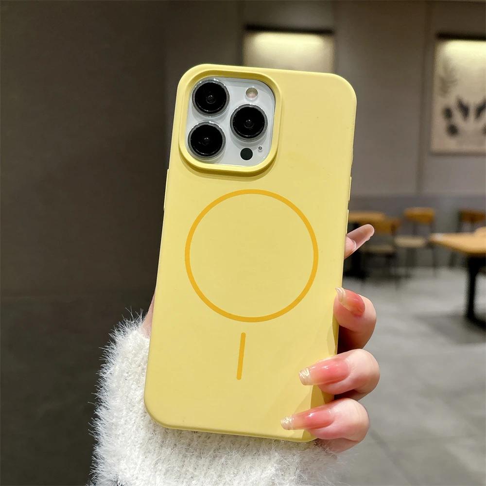 Luxury Skin Feel Original Wireless Charger Phone Case For iPhone 17 16 Pro Max 15 14 13 12 Plus For Magsafe Funda Silicone Cover iPhone 15 Plus жовтий
Luxury Skin Feel Original Wireless Charger Phone Case For iPhone 17 16 Pro Max 15 14 13 12 Plus For Magsafe Funda Silicone Cover iPhone 15 Plus жовтий