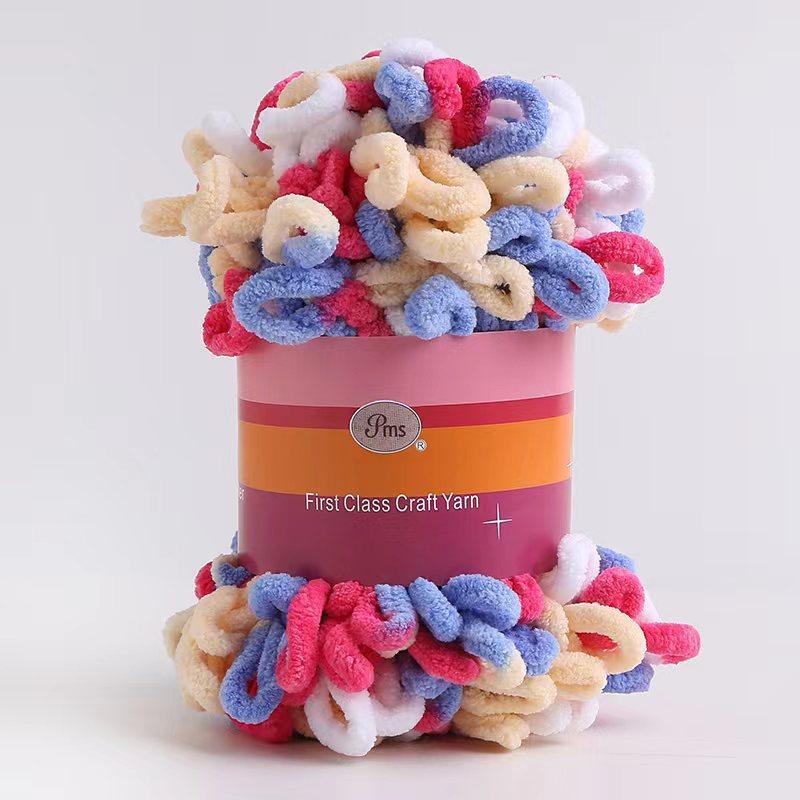 Polyester Loop Yarn, Donut Ear Style 8mm Thick Chunky Yarn for Pillow, Blanket & Scarf Knitting (100g/Skein)
Polyester Loop Yarn, Donut Ear Style 8mm Thick Chunky Yarn for Pillow, Blanket & Scarf Knitting (100g/Skein)