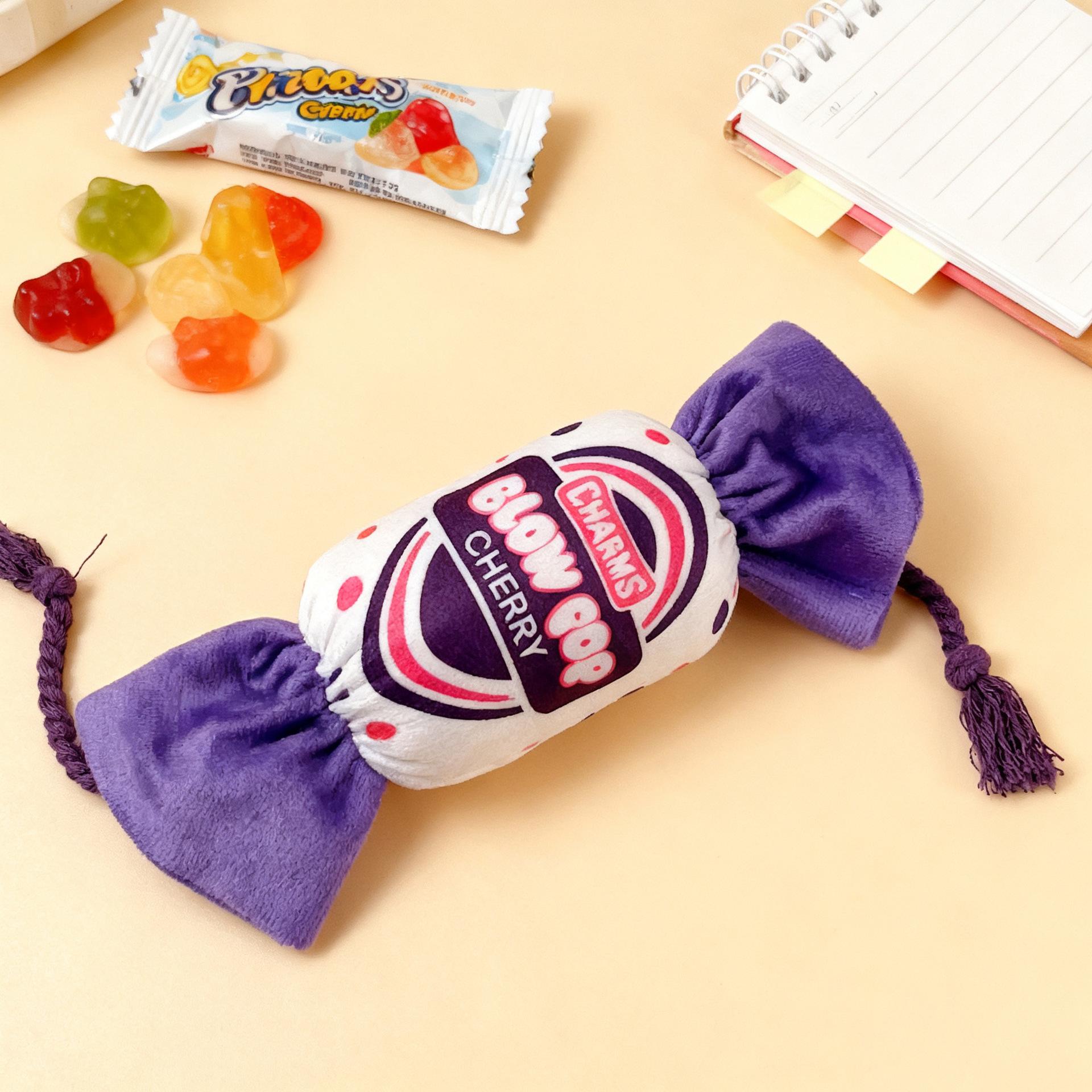 New Dog Rope Candy Toys Squeaky Indestructible Chew Toys for Teeth Cleaning Interactive Tug-of-War Pet Supplies фіолетовий
New Dog Rope Candy Toys Squeaky Indestructible Chew Toys for Teeth Cleaning Interactive Tug-of-War Pet Supplies фіолетовий