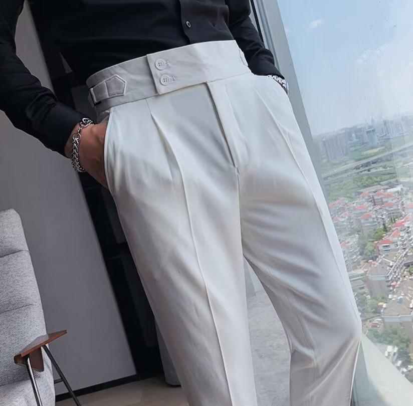 Мужские повседневные брюки в стиле ретро с защитой от морщин на весну и осень 31 белый
Мужские повседневные брюки в стиле ретро с защитой от морщин на весну и осень 31 белый