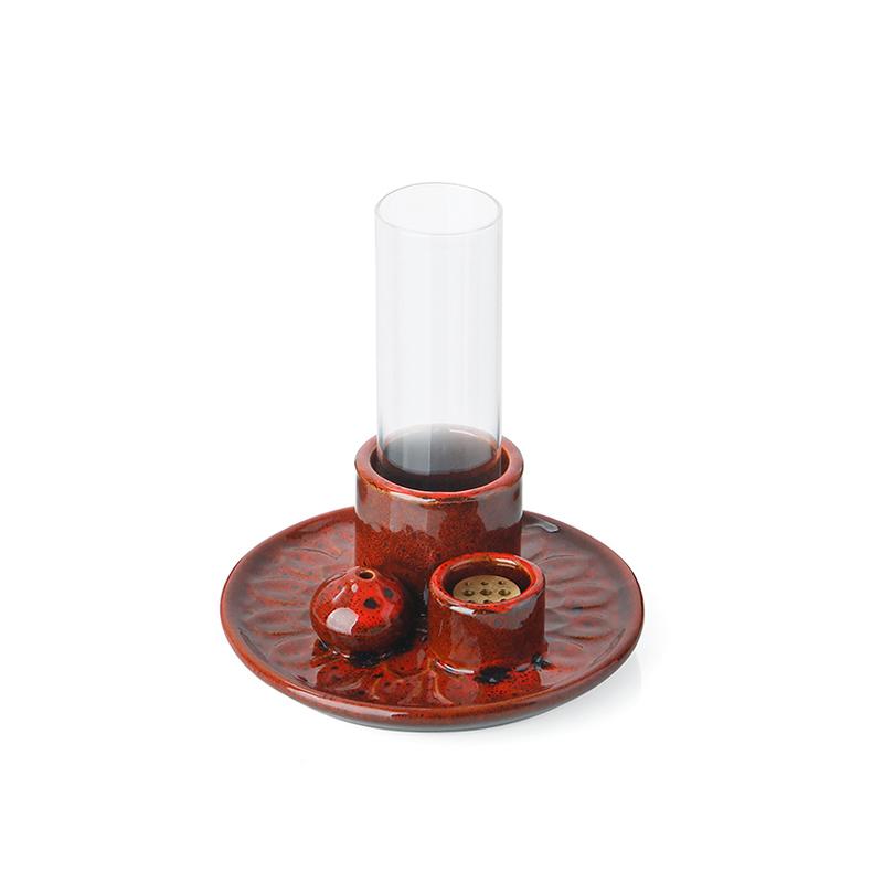 3 in 1 Incense Holder for Sticks Ceramic Incense Burne with Nine-hole Brass Holder and Glass Incense Sticks Organizer Home Decor червоний
3 in 1 Incense Holder for Sticks Ceramic Incense Burne with Nine-hole Brass Holder and Glass Incense Sticks Organizer Home Decor червоний