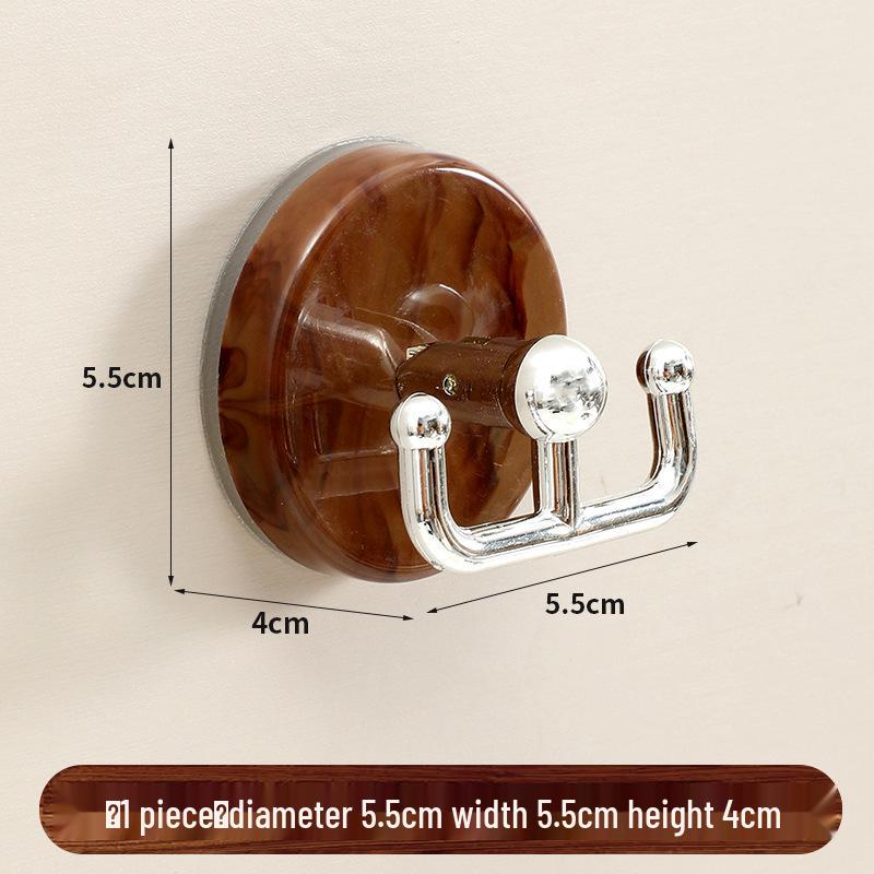 Wood Grain Suction Cup Hooks: Double Row Multifunctional Adhesive Hooks for Clothes, Hats, or Kitchen Storage Behind Doors.
Wood Grain Suction Cup Hooks: Double Row Multifunctional Adhesive Hooks for Clothes, Hats, or Kitchen Storage Behind Doors.