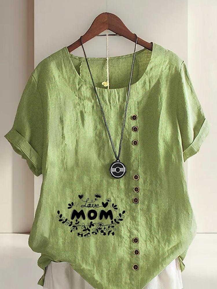 Women s Fashion Lace Letters Print Casual Cotton Linen Short Sleeve Round Neck T-shirt Shirt Leisure Loose Summer Blouse Tops 5XL
Women s Fashion Lace Letters Print Casual Cotton Linen Short Sleeve Round Neck T-shirt Shirt Leisure Loose Summer Blouse Tops 5XL