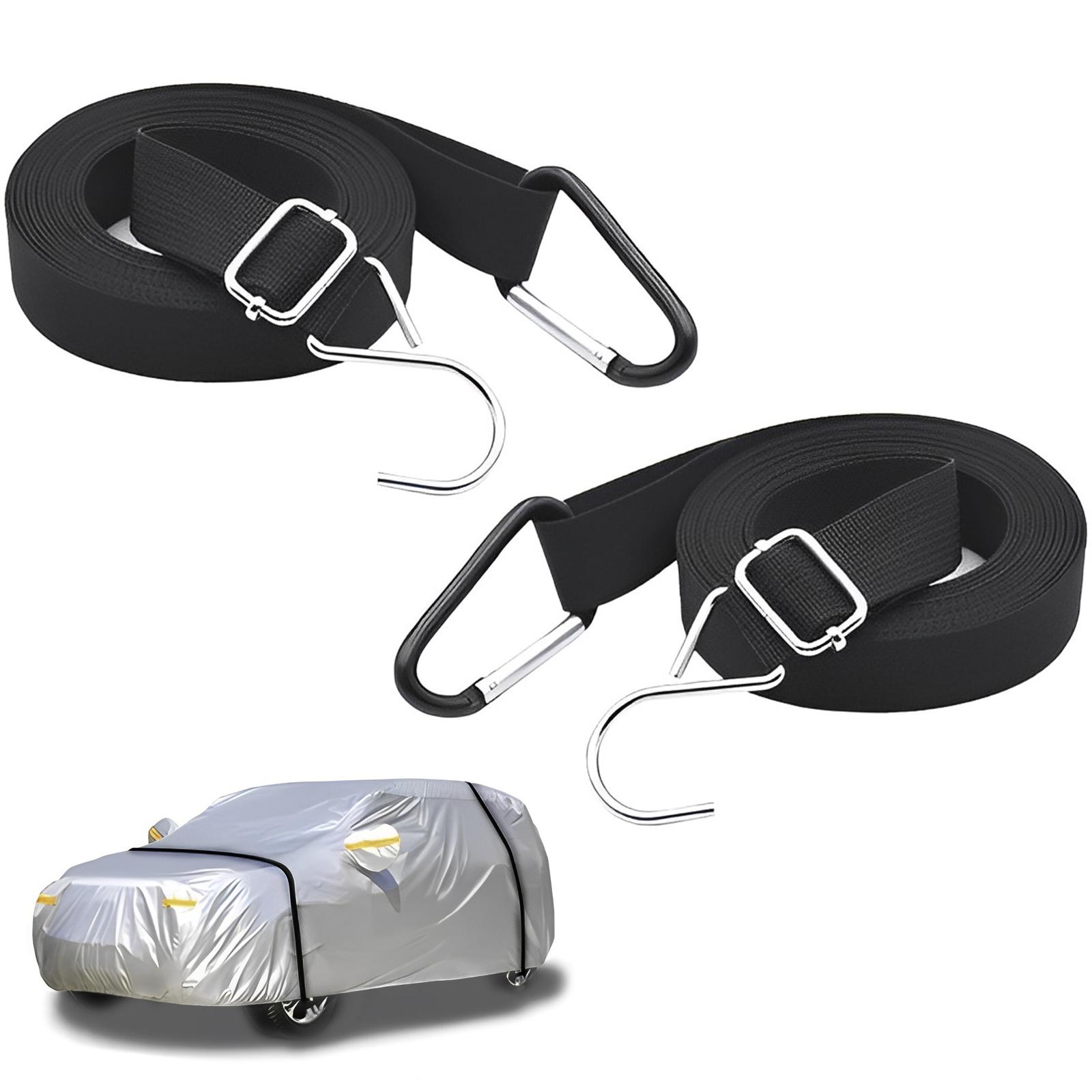 2pcs Car Cover Windproof Strap Nylon Adjustable Vehicle Cover Secure Protector Strap Sturdy Heavy Wind Car Cover Fixing Rope
2pcs Car Cover Windproof Strap Nylon Adjustable Vehicle Cover Secure Protector Strap Sturdy Heavy Wind Car Cover Fixing Rope