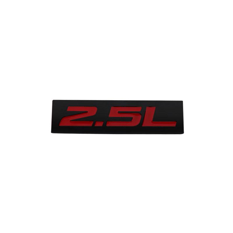 Premium 2.5L 2.5 L for Universal car Engine Hood Fender trunk Tail Rear Bonnet Nameplate Decal Emblem Badge Sticker ban-black-red
Premium 2.5L 2.5 L for Universal car Engine Hood Fender trunk Tail Rear Bonnet Nameplate Decal Emblem Badge Sticker ban-black-red