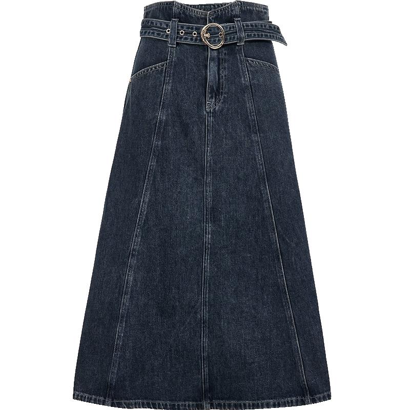 ONLY Women s Retro Washed High-Waist Denim Midi Skirt L
ONLY Women s Retro Washed High-Waist Denim Midi Skirt L