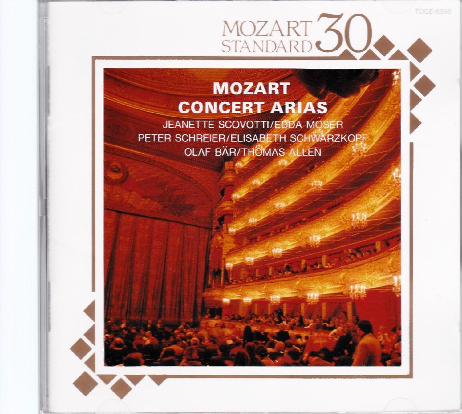 CD VARIOUS Mozart Concert Arias TOCE6598 EMI Music Japan 1990 Japan Classical Used
CD VARIOUS Mozart Concert Arias TOCE6598 EMI Music Japan 1990 Japan Classical Used