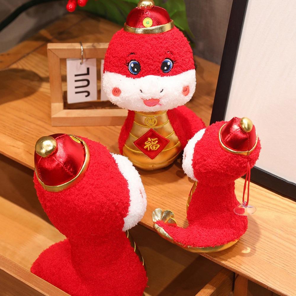 Chinese Style Snake Year Plush Toy Good Luck Lucky Snake Doll Plushies New Year Gifts 12cm-style 4
Chinese Style Snake Year Plush Toy Good Luck Lucky Snake Doll Plushies New Year Gifts 12cm-style 4