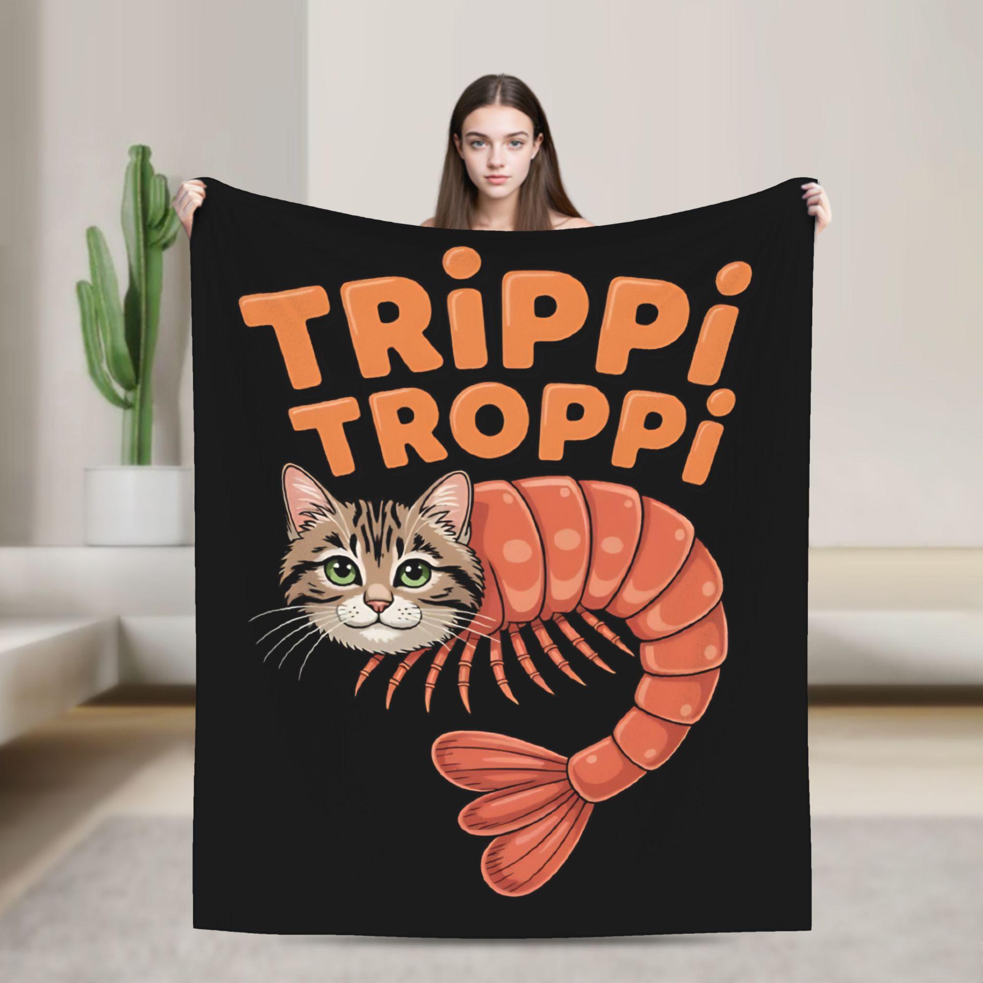 Trippi Troppi Italian Brainrot Meme Plush Blanket Kids Adult Flannel Throw Blanket For Bedroom Super Soft Quality Bedspread 75x100cm (30x40inch)
Trippi Troppi Italian Brainrot Meme Plush Blanket Kids Adult Flannel Throw Blanket For Bedroom Super Soft Quality Bedspread 75x100cm (30x40inch)