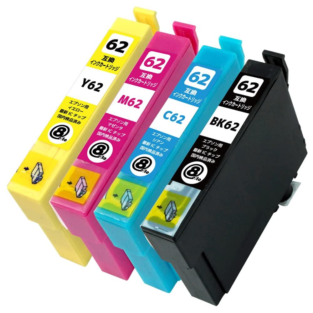 EPSON Epson IC4CL62 Latest compatible ink cartridge with IC chip and supports remaining amount Clip 62 IC62 IC4CL62A1 Ink Can be used with genuine 204
EPSON Epson IC4CL62 Latest compatible ink cartridge with IC chip and supports remaining amount Clip 62 IC62 IC4CL62A1 Ink Can be used with genuine 204