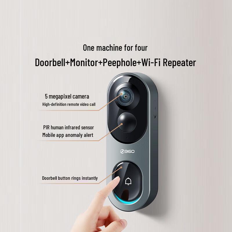 360 Smart Video Doorbell 6 Pro (CN version)
360 Smart Video Doorbell 6 Pro (CN version)