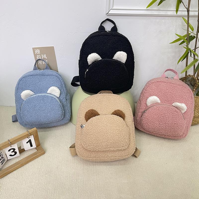 Plush backpack women s bag autumn and winter new cute bear ear backpack girls parent-child bag сірий колір
Plush backpack women s bag autumn and winter new cute bear ear backpack girls parent-child bag сірий колір
