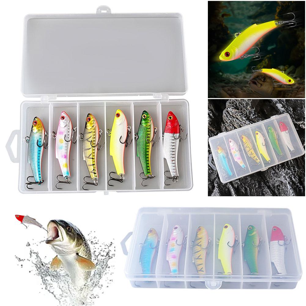 6pcs/box Fishing Lure Vibration Artificial Hard Baits 7cm 16g Swimbait Fishing Bait for Bass Pike Perch Pesca spain
6pcs/box Fishing Lure Vibration Artificial Hard Baits 7cm 16g Swimbait Fishing Bait for Bass Pike Perch Pesca spain