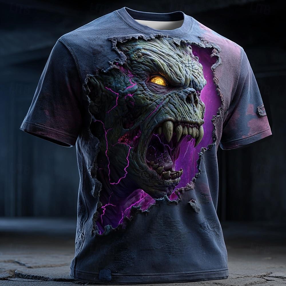 Men s Horror Optical Illusion Skull 3D T-Shirts Fashion Cool Street T Shirt Casual Personality Short Sleeve Tops Summer Clothing M
Men s Horror Optical Illusion Skull 3D T-Shirts Fashion Cool Street T Shirt Casual Personality Short Sleeve Tops Summer Clothing M