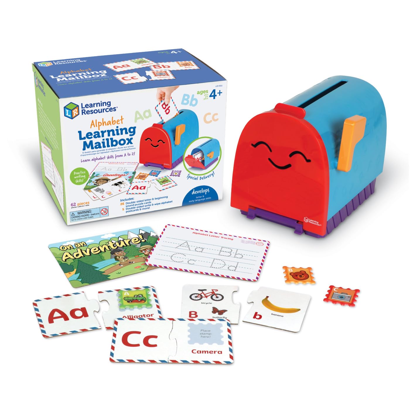 Learning Resources Write a letter in Niko Niko Post English Vocabulary Alphabet LER5511 Authentic - English!
Learning Resources Write a letter in Niko Niko Post English Vocabulary Alphabet LER5511 Authentic - English!
