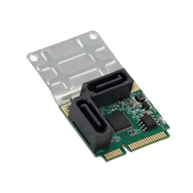 Compactly Mini PCIe SATA3.0 Adapter with 2/4Ports for Enhances System Storage Capabilities 6Gbps Transmission Rate
Compactly Mini PCIe SATA3.0 Adapter with 2/4Ports for Enhances System Storage Capabilities 6Gbps Transmission Rate