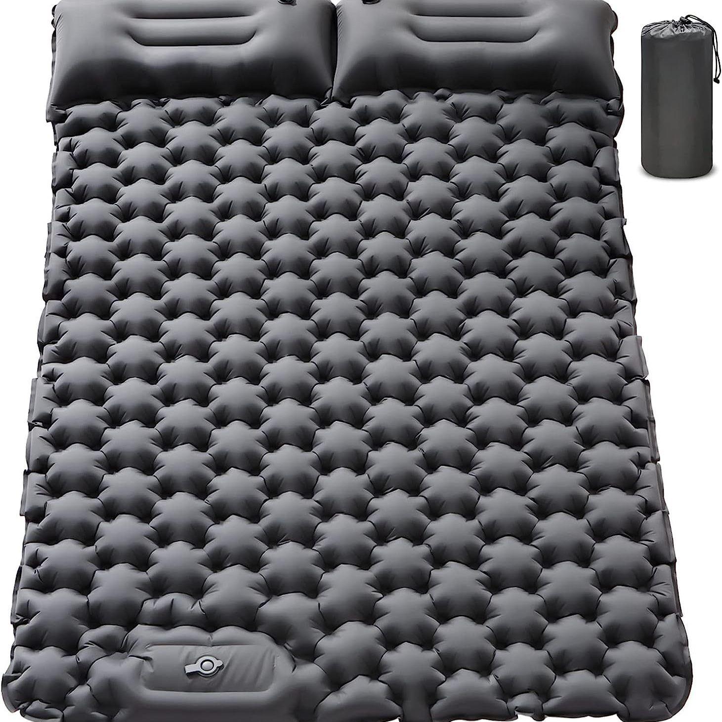 Комфортний настільний килимок для кемпінгу на 2 особи, ергономічний дизайн Портативний надувний килимок для кемпінгу - ідеально підходить для походів, подорожей і сімейних подорожей сірий
Комфортний настільний килимок для кемпінгу на 2 особи, ергономічний дизайн Портативний надувний килимок для кемпінгу - ідеально підходить для походів, подорожей і сімейних подорожей сірий