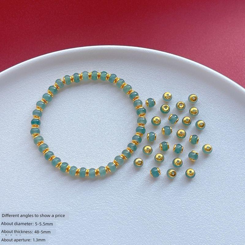 925 Ancient Gold Pure Silver Accessories Inlaid Blue Water Jade Spacer Beads Small Barrel Beads DIY Bracelet Necklace Ornament Accessories Materials LA2546 925 silver jade beads
925 Ancient Gold Pure Silver Accessories Inlaid Blue Water Jade Spacer Beads Small Barrel Beads DIY Bracelet Necklace Ornament Accessories Materials LA2546 925 silver jade beads