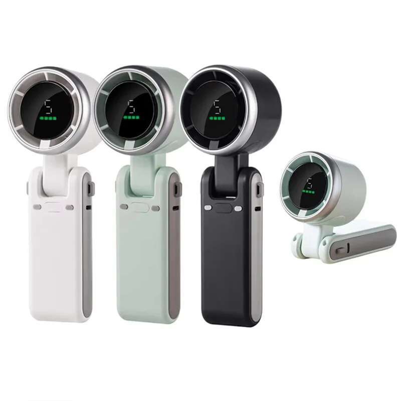 Portable Mini Fan 3600mAh Rechargeable Battery USB Fan Foldable Handheld Fan Turbo Bladeless Small Pocket Fan 5 Gear For Outdoor сірий
Portable Mini Fan 3600mAh Rechargeable Battery USB Fan Foldable Handheld Fan Turbo Bladeless Small Pocket Fan 5 Gear For Outdoor сірий