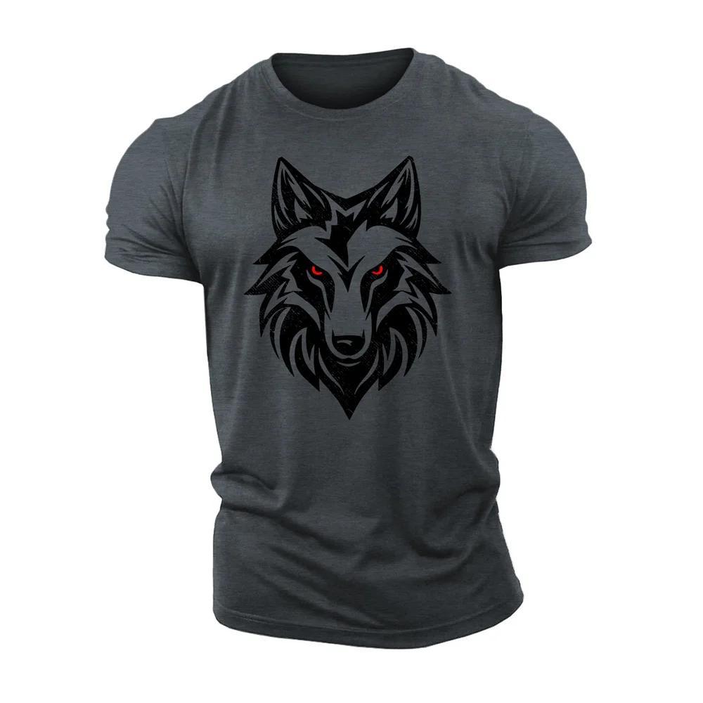 Wolves Fitness Printed Cotton Tshirt Summer Leisure Mens Short Sleeve Blouse Muscle Male Hardboiled Tshirt Folk Dancing 4XL
Wolves Fitness Printed Cotton Tshirt Summer Leisure Mens Short Sleeve Blouse Muscle Male Hardboiled Tshirt Folk Dancing 4XL