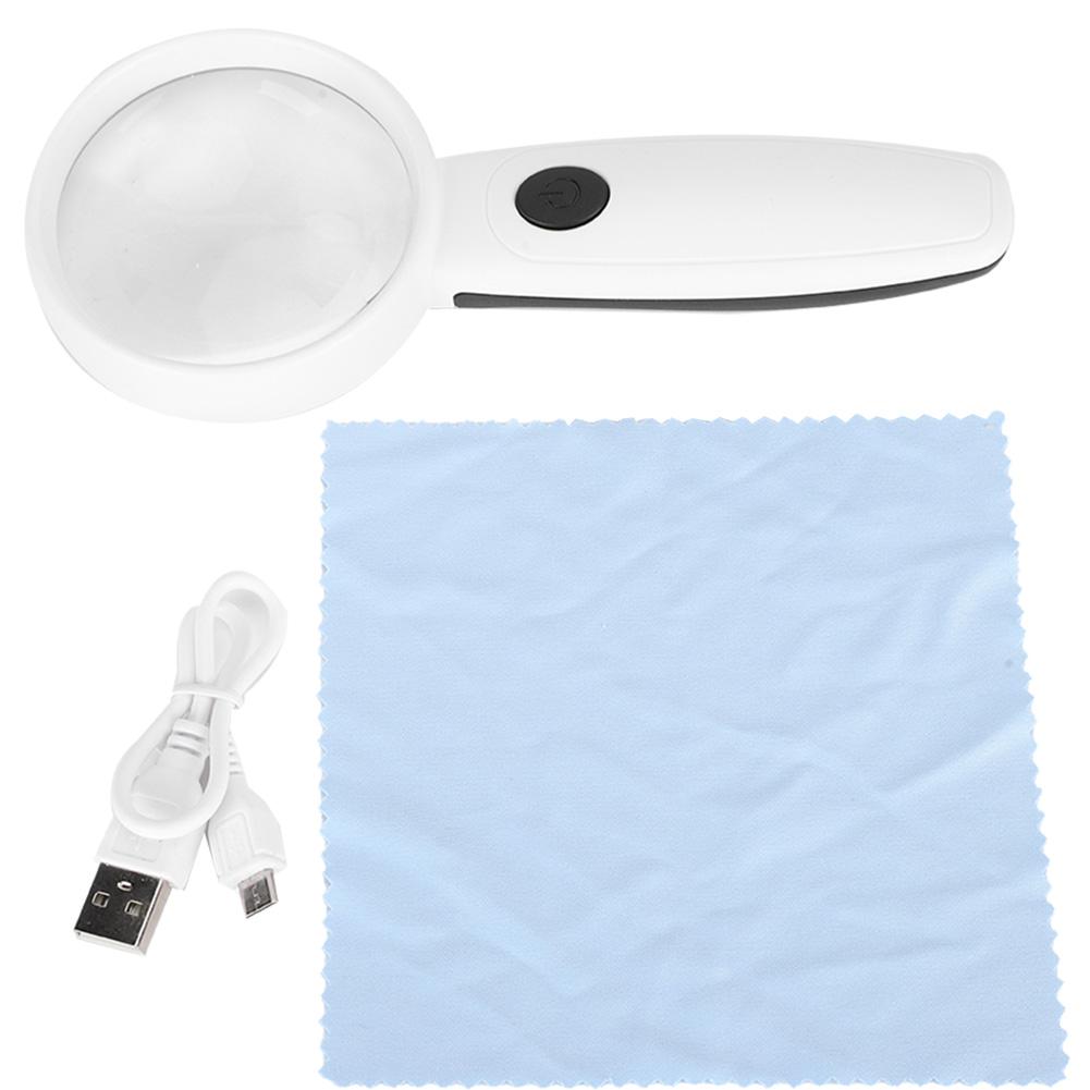 Magnifier HandHeld HighDefinition LED Light ABS Acrylic Charging Reading Magnifying Glass
Magnifier HandHeld HighDefinition LED Light ABS Acrylic Charging Reading Magnifying Glass