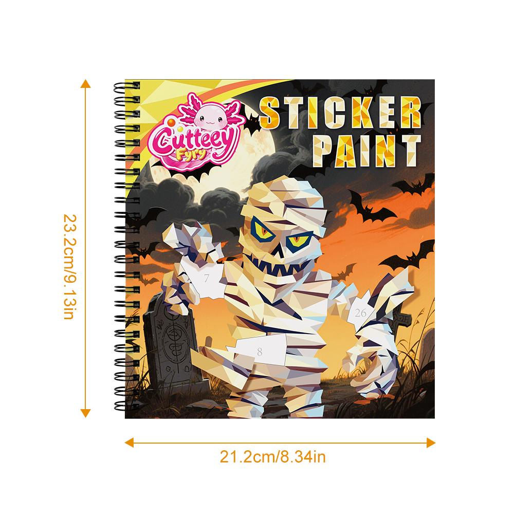1/4PCS Busy Sticker Book By Number For Kids Halloween Gifts Outing Toy Paint By Sticker For Road Trip Ghost Witch Puzzle Sticker
1/4PCS Busy Sticker Book By Number For Kids Halloween Gifts Outing Toy Paint By Sticker For Road Trip Ghost Witch Puzzle Sticker
