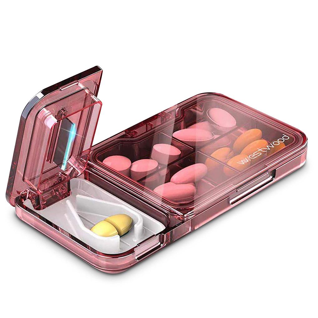 Pill Splitter Manual Accurate Crusher Piller Storage Pocket with Dispenser Organizer Personal Health Care
Pill Splitter Manual Accurate Crusher Piller Storage Pocket with Dispenser Organizer Personal Health Care