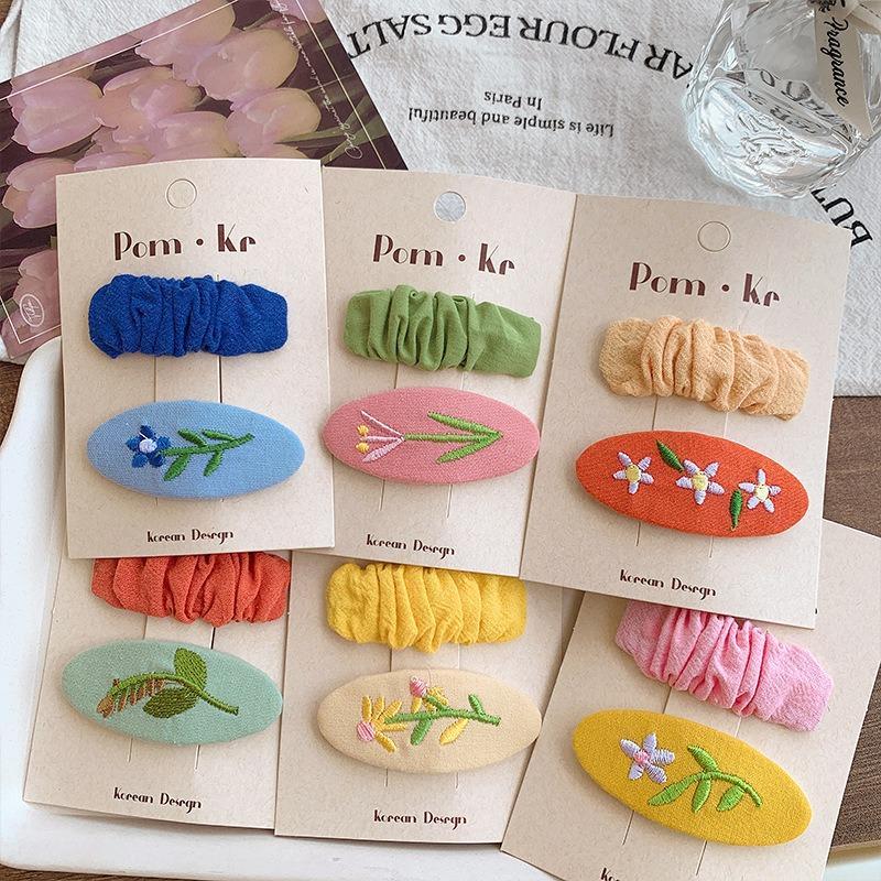 Cute Embroidered Flower Cloth Hairpins Women Girls Hair Clips Pins Barrettes Accessories Hairgrips Headdress Headwear Ornaments
Cute Embroidered Flower Cloth Hairpins Women Girls Hair Clips Pins Barrettes Accessories Hairgrips Headdress Headwear Ornaments