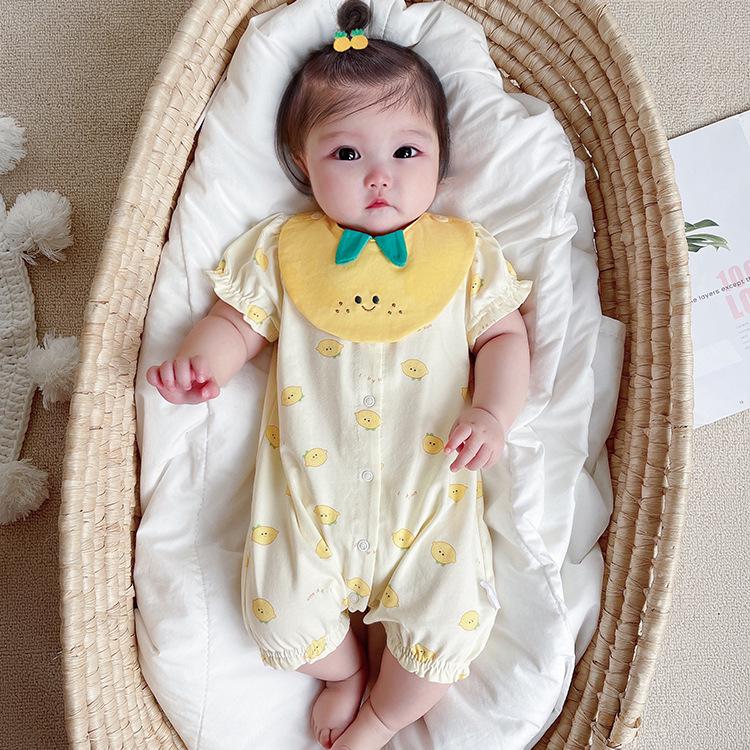 2025 Summer Cartoon Baby Girl Romper - Snap-Crotch Jumpsuit for One-Year-Olds Tag 73 жовтий
2025 Summer Cartoon Baby Girl Romper - Snap-Crotch Jumpsuit for One-Year-Olds Tag 73 жовтий