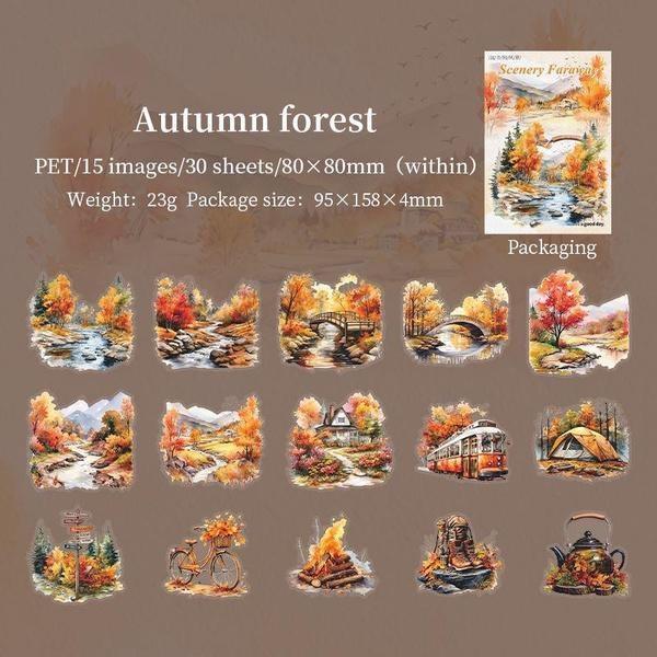 Новые 30 шт./компл. сезонные наклейки с пейзажем, идеально подходящие для дневника, скрапбукинга, товаров для самостоятельного изготовления
Новые 30 шт./компл. сезонные наклейки с пейзажем, идеально подходящие для дневника, скрапбукинга, товаров для самостоятельного изготовления