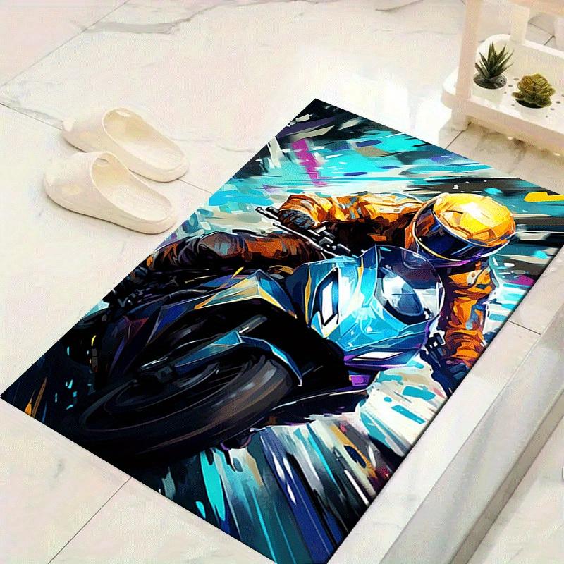 1pc Motorcycle Racer Pattern Area Rug, Anti Slip Non Shedding Stain Resistant Carpet 60cm by 90cm
1pc Motorcycle Racer Pattern Area Rug, Anti Slip Non Shedding Stain Resistant Carpet 60cm by 90cm
