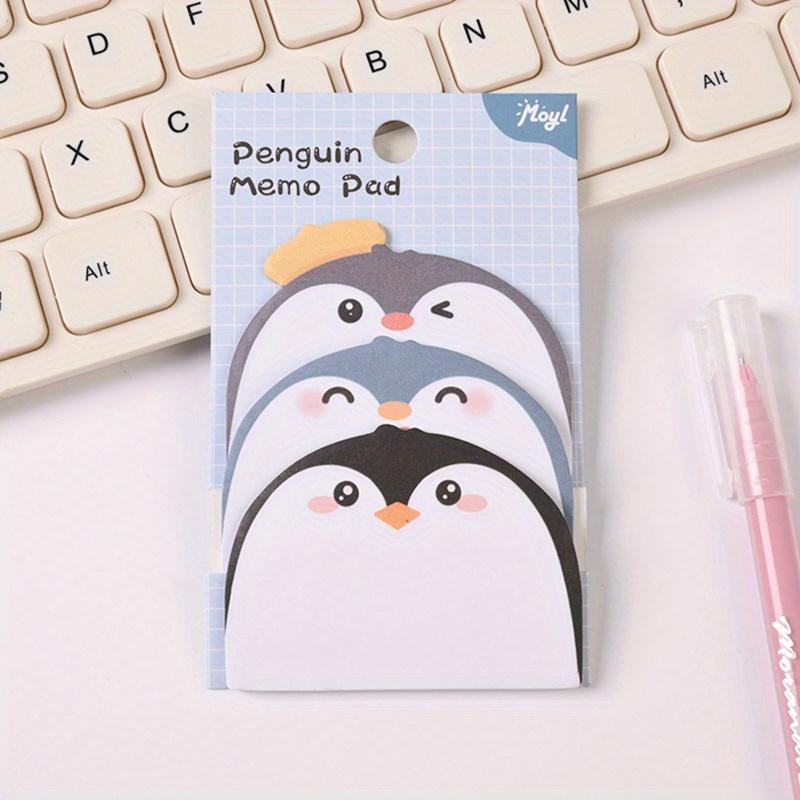 Cute Cartoon Penguin Pattern Sticky Notes Set, DIY Scrapbooking Material Stickers, Portable Strong-Adhesive Memo Pads
Cute Cartoon Penguin Pattern Sticky Notes Set, DIY Scrapbooking Material Stickers, Portable Strong-Adhesive Memo Pads