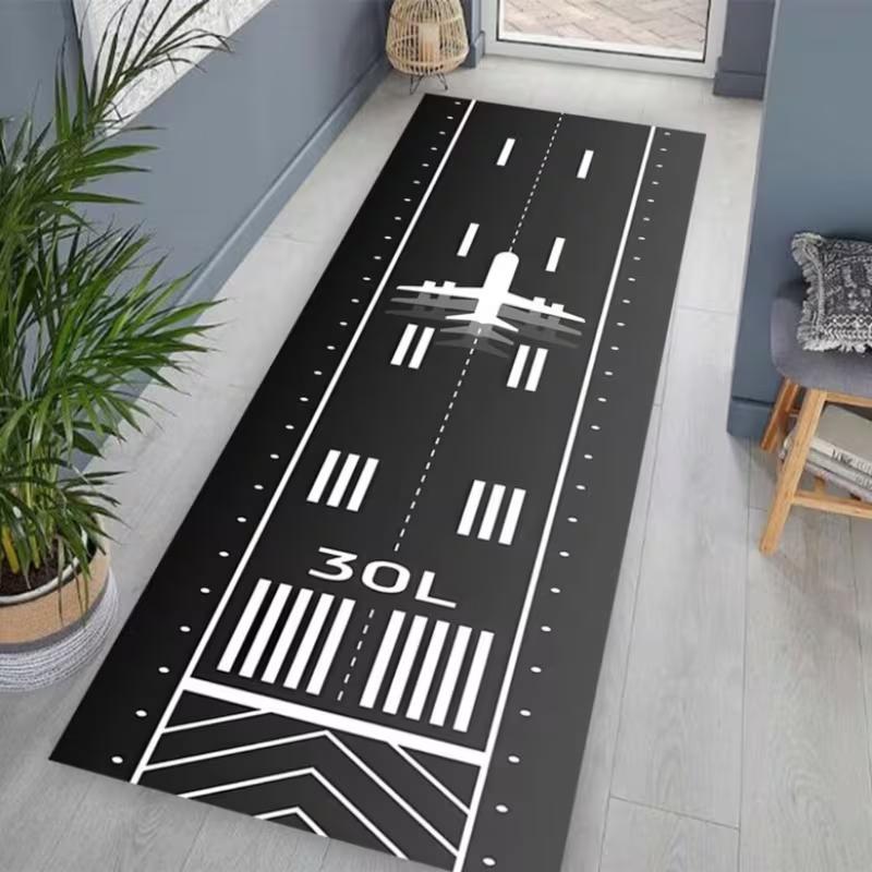 Modern Airport Runway Long Runner Rug Non Slip Soft Durable Carpet for Hallway Entryway Living Room and Bedroom 40X120CM
Modern Airport Runway Long Runner Rug Non Slip Soft Durable Carpet for Hallway Entryway Living Room and Bedroom 40X120CM