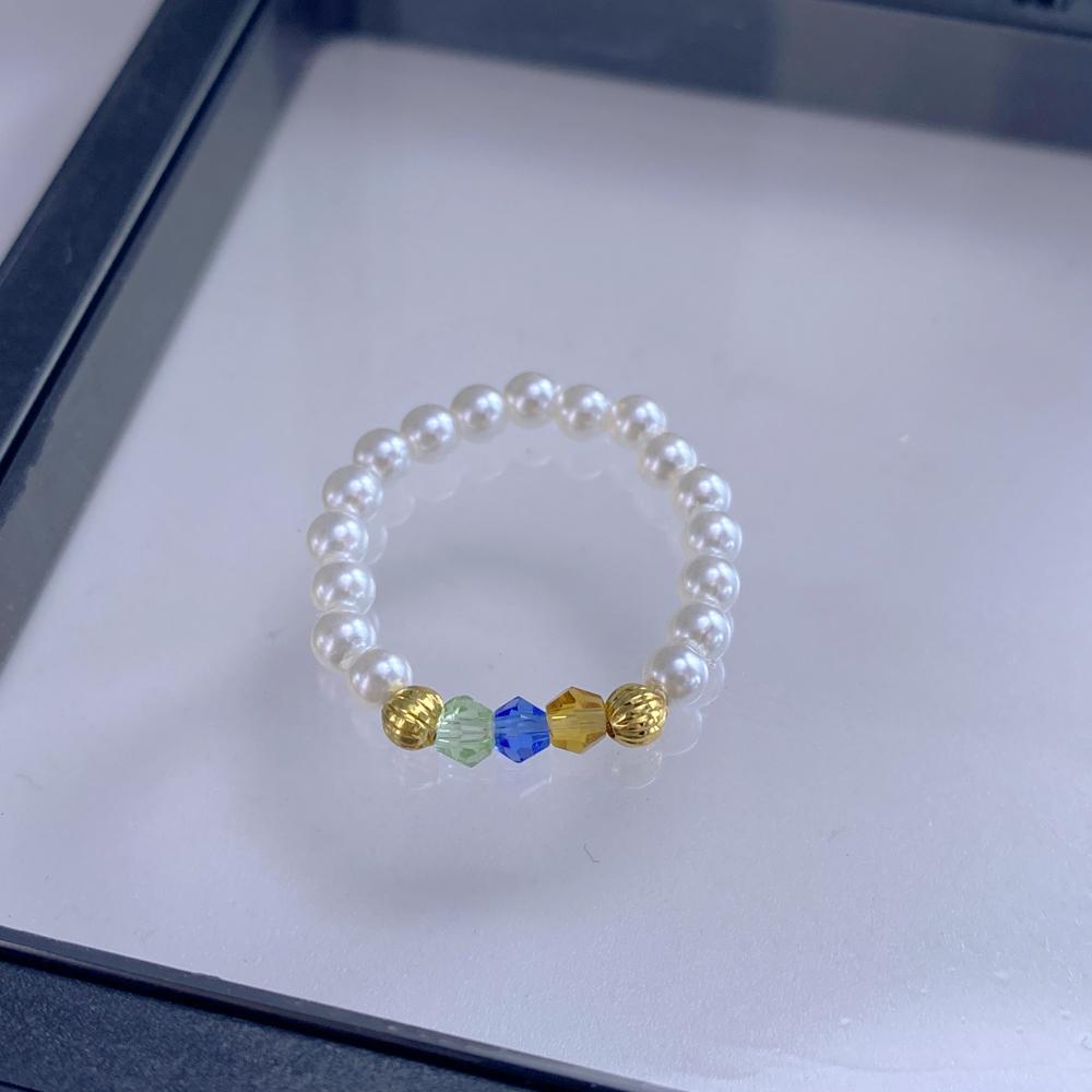 PANJBJ 925 Sterling Silve Multicolour Bead Ring for Women Pearl Elastic Sweet Romantic Design Jewelry Gift Dropshipping
PANJBJ 925 Sterling Silve Multicolour Bead Ring for Women Pearl Elastic Sweet Romantic Design Jewelry Gift Dropshipping