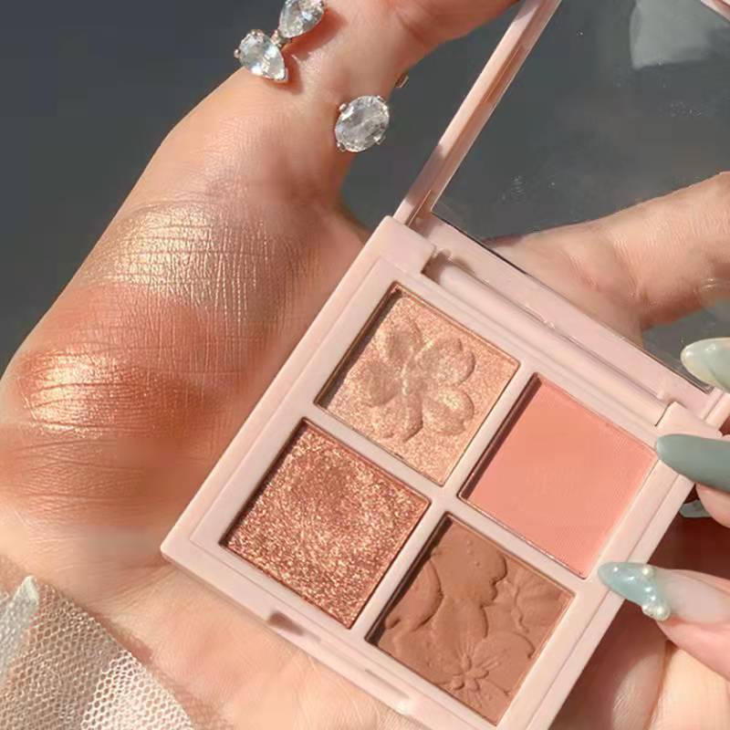DIKALU 4-цветная палитра теней для век, блестящая пудра, перламутровая портативная водостойкая косметика для макияжа цвета земли
DIKALU 4-цветная палитра теней для век, блестящая пудра, перламутровая портативная водостойкая косметика для макияжа цвета земли
