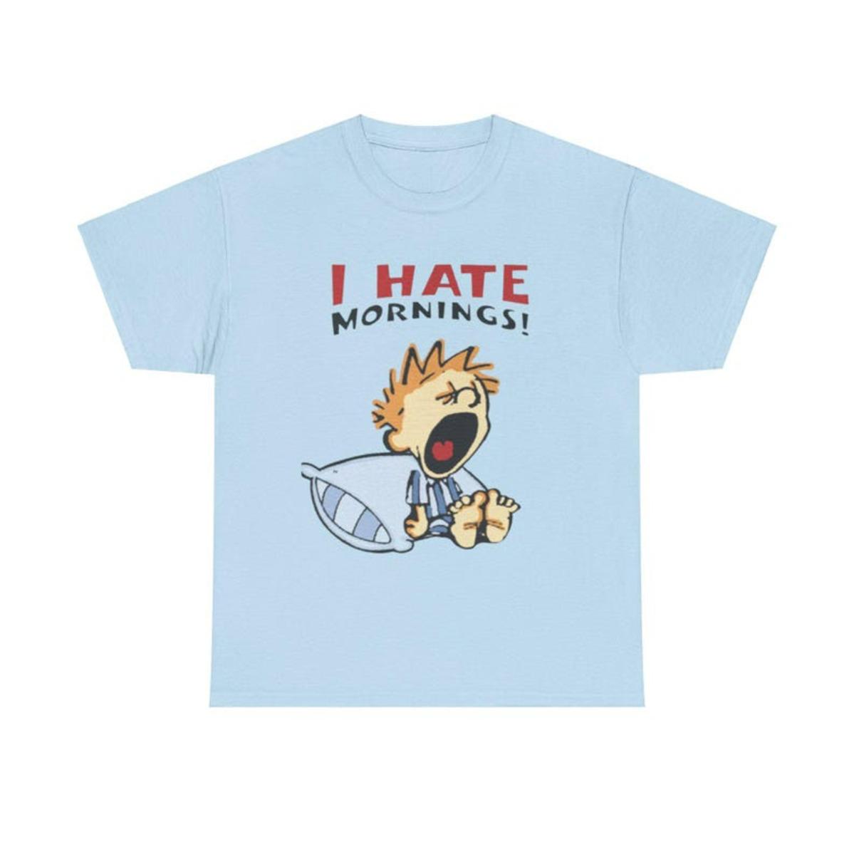 Oversized Vintage I Hate Mornings T Shirt Retro Cartoon Graphic Tee Baggy Fit Trendy Y2K Style 90s Inspired Unisex Top S
Oversized Vintage I Hate Mornings T Shirt Retro Cartoon Graphic Tee Baggy Fit Trendy Y2K Style 90s Inspired Unisex Top S