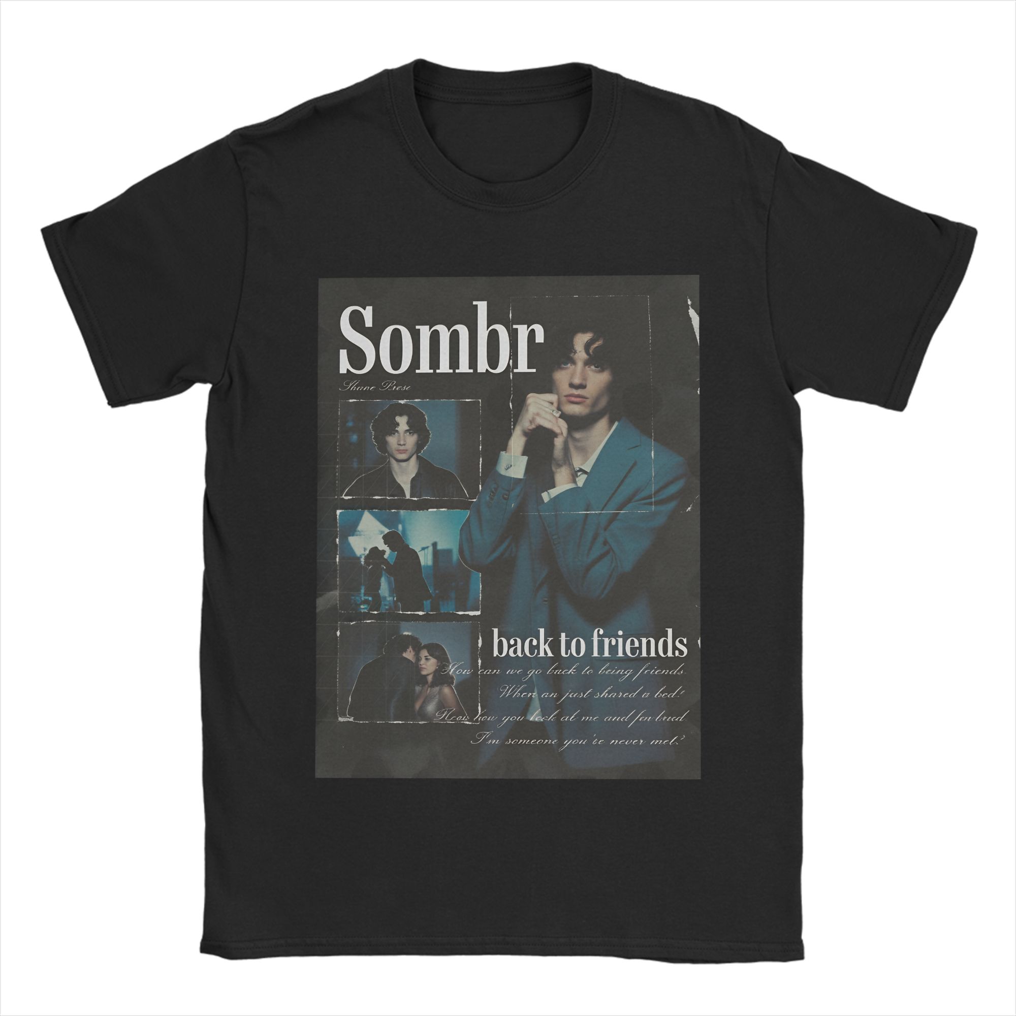 Unique Sombr Tour TShirt for Men Round Neck Pure Cotton T Shirt Short Sleeve Tee Shirt Plus Size Clothes S
Unique Sombr Tour TShirt for Men Round Neck Pure Cotton T Shirt Short Sleeve Tee Shirt Plus Size Clothes S