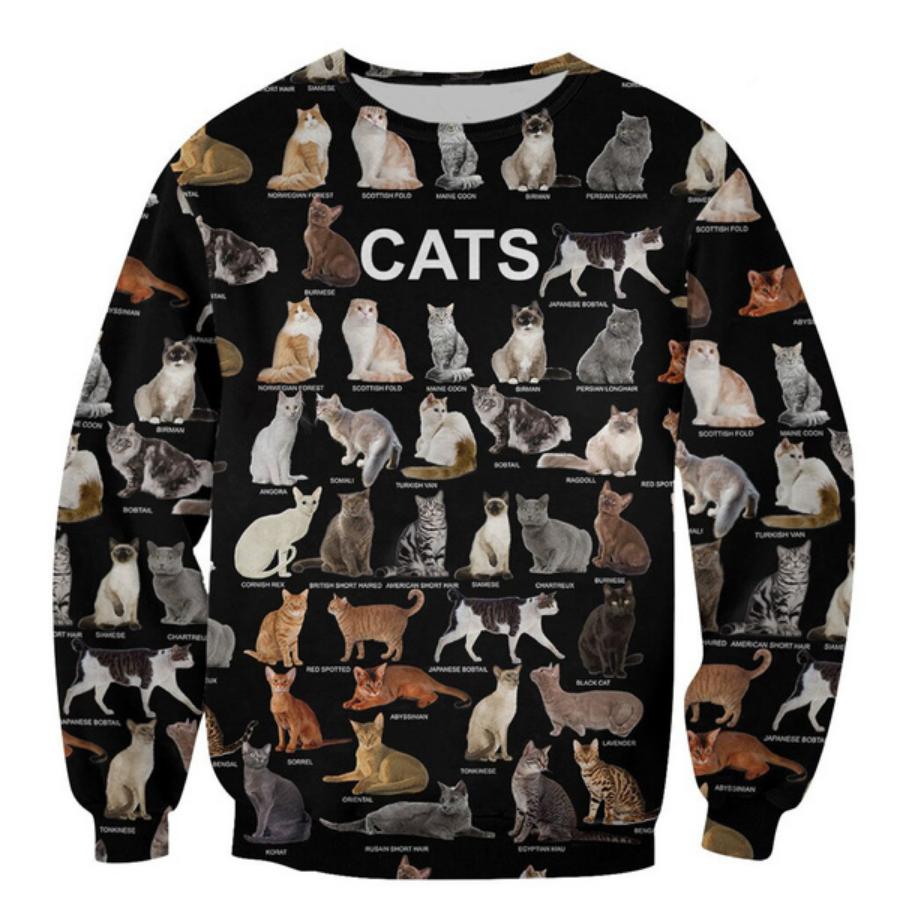 Fashion Lot of Cats 3D Printed Чоловіки Жінки Худі Унісекс Світшот Пуловер Повсякденні топи Вуличний одяг Куртка 6XL
Fashion Lot of Cats 3D Printed Чоловіки Жінки Худі Унісекс Світшот Пуловер Повсякденні топи Вуличний одяг Куртка 6XL