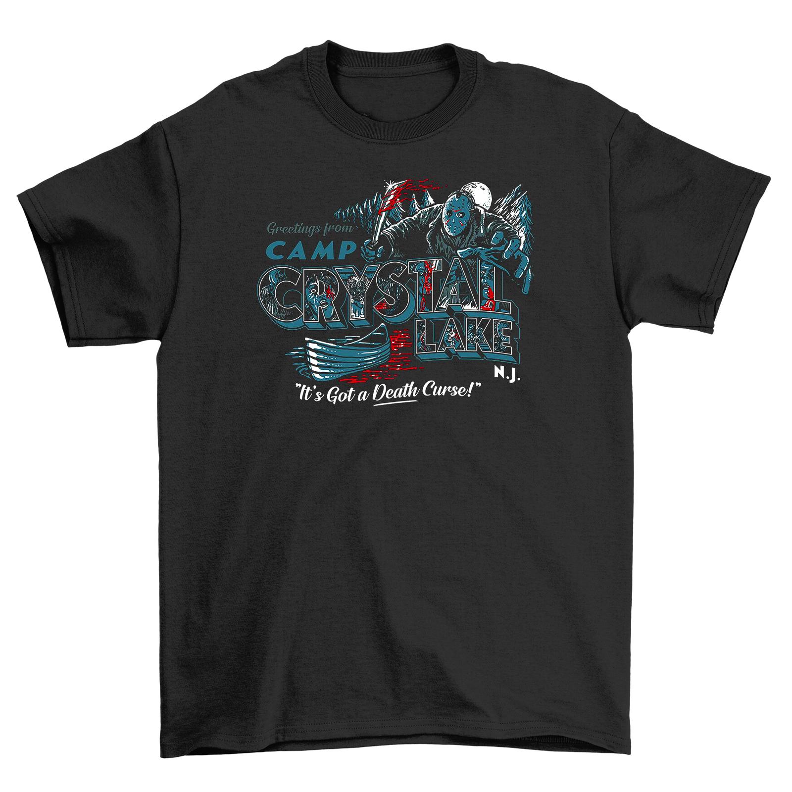 Greetings Crystal Lake - Funny T-Shirt Mens Womens Tees Top for Campers, 100% Cotton, Unisex Printed S
Greetings Crystal Lake - Funny T-Shirt Mens Womens Tees Top for Campers, 100% Cotton, Unisex Printed S