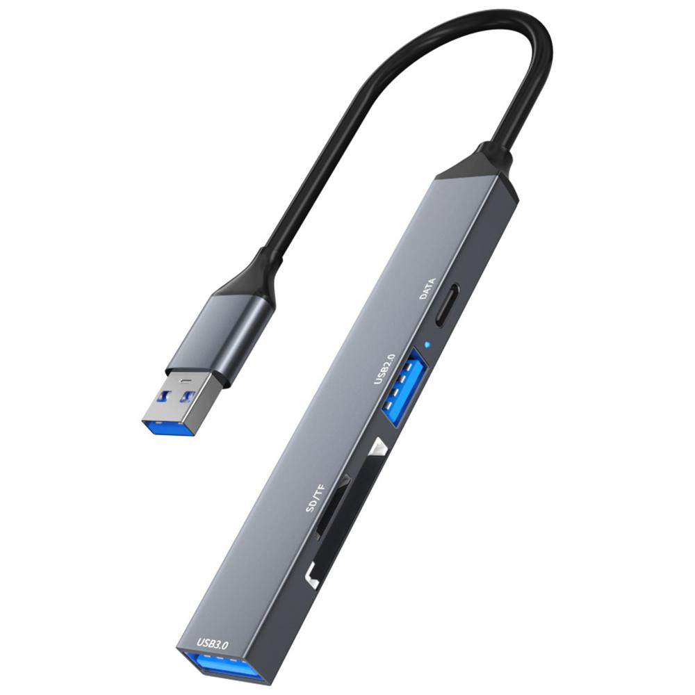 ADS-806A 5-in-1 USB-A to USB3.0+USB2.0+Type-C+SD/TF Slot USB Hub Splitter As Shown A
ADS-806A 5-in-1 USB-A to USB3.0+USB2.0+Type-C+SD/TF Slot USB Hub Splitter As Shown A